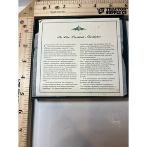 Vice President’s Residence 2002 Holiday Ornament Collectible Gift Boxed